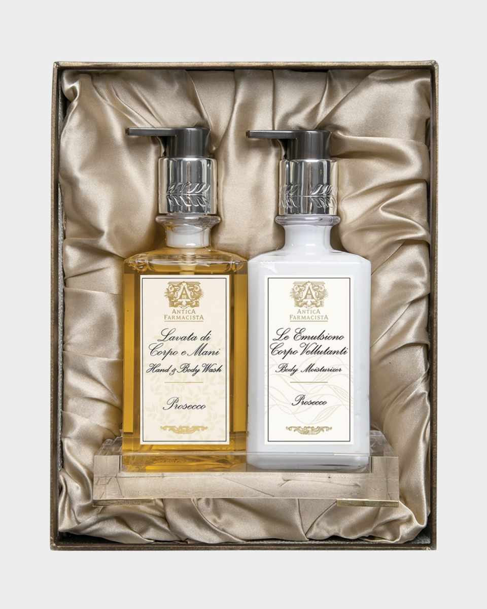 Prosecco Acrylic Bath & Body Gift Set